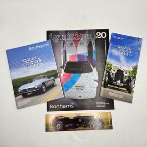 Bonhams Automotive Ephemera Lot Quail Lodge Sale Ignition Magazine 20 Bookmark
